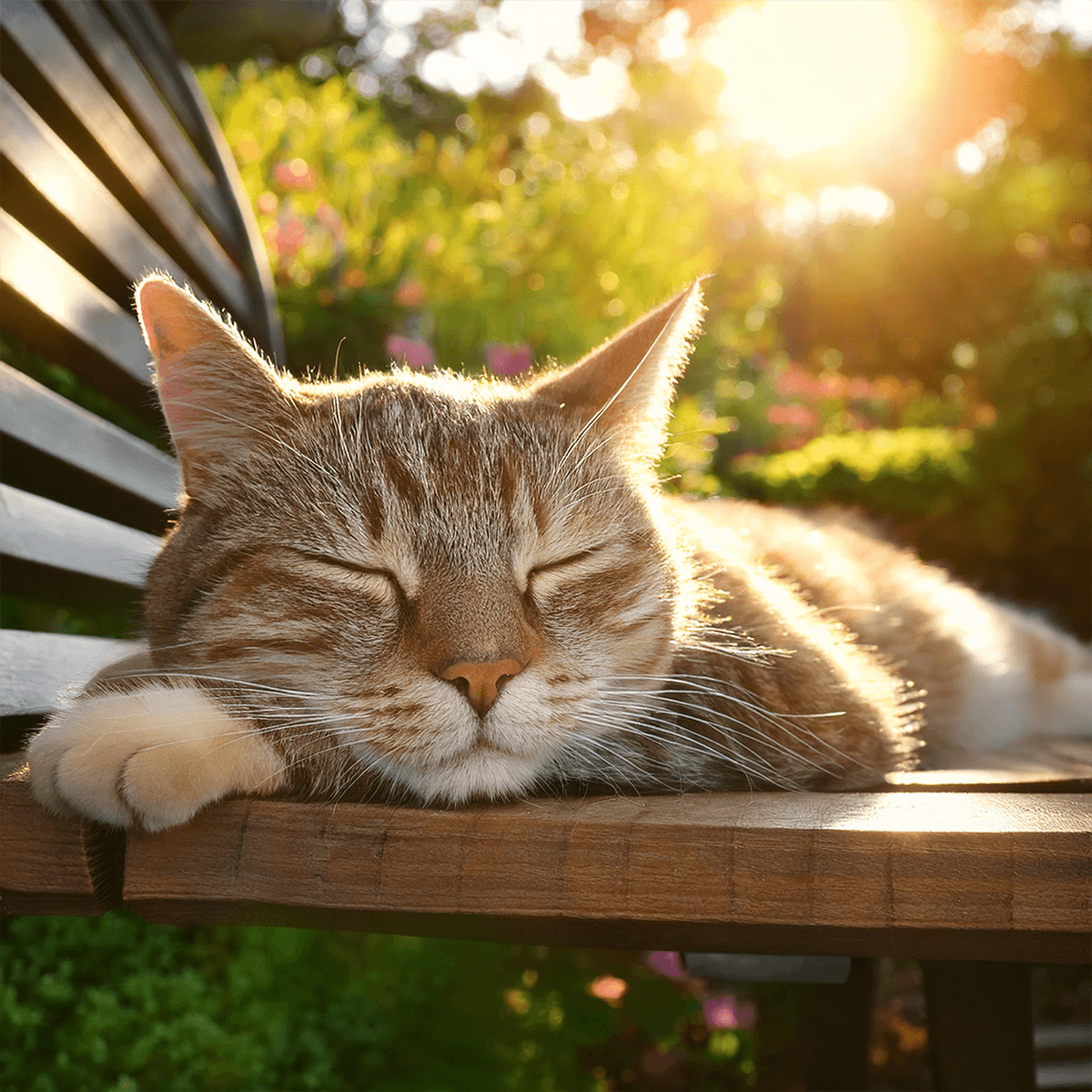 Cat on home page